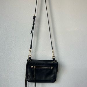 Rebecca Minkoff Black Leather Crossbody Bag